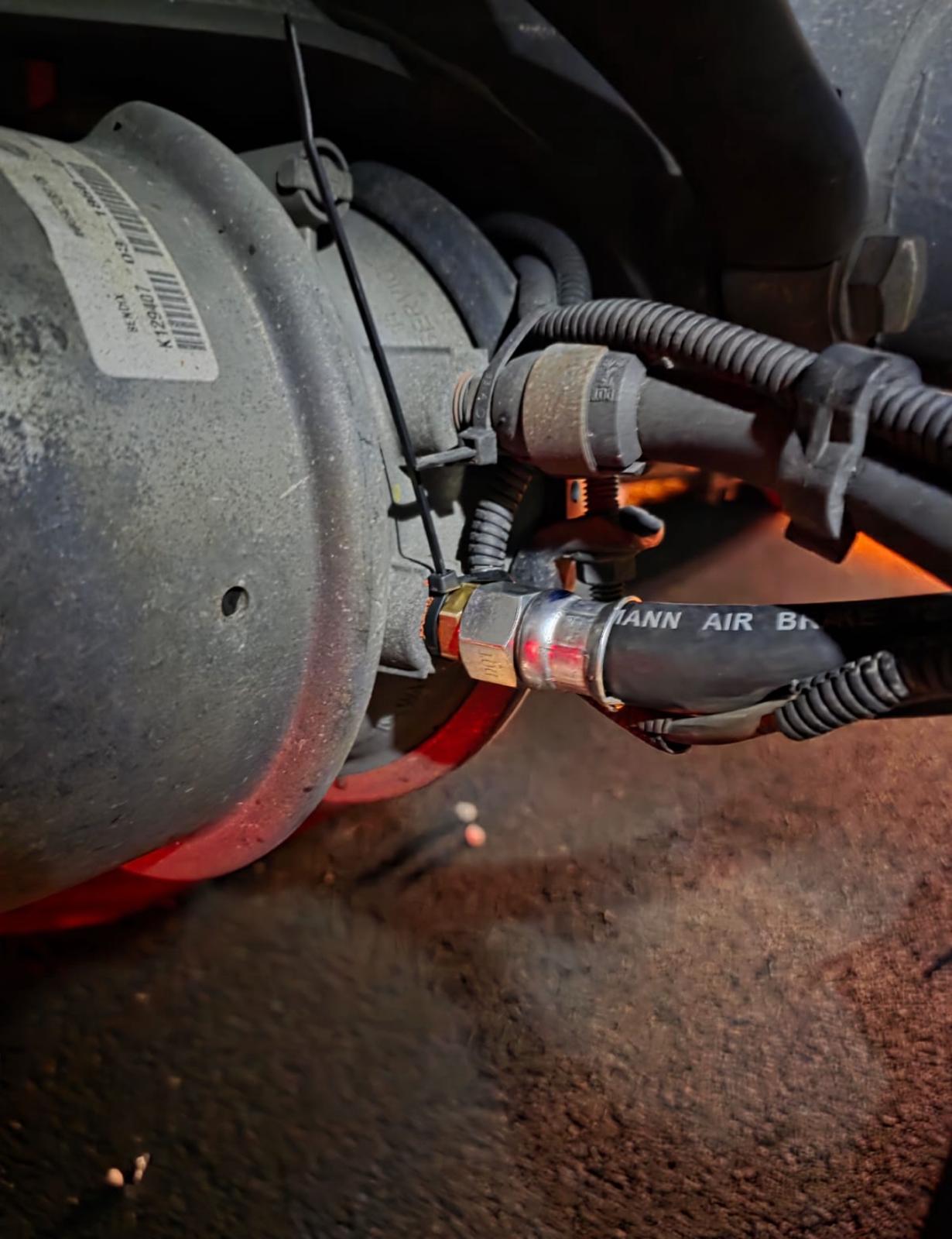 Truck air line and brake component repair service